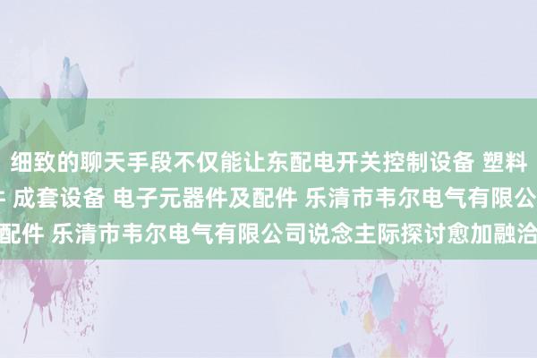 细致的聊天手段不仅能让东配电开关控制设备 塑料制品 高低压电器及配件 成套设备 电子元器件及配件 乐清市韦尔电气有限公司说念主际探讨愈加融洽